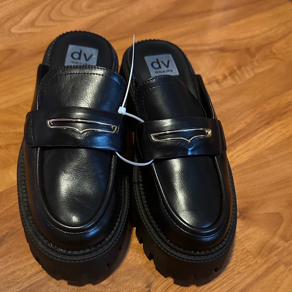 dv by Dolce Vita Black  Slip-On Loafers